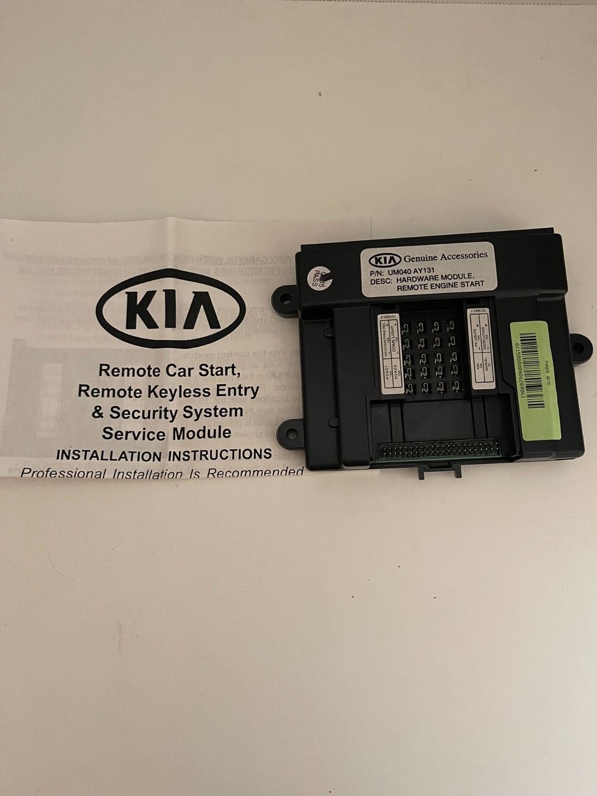 New Genuine OEM Kia Remote Start Module UM040-AY131