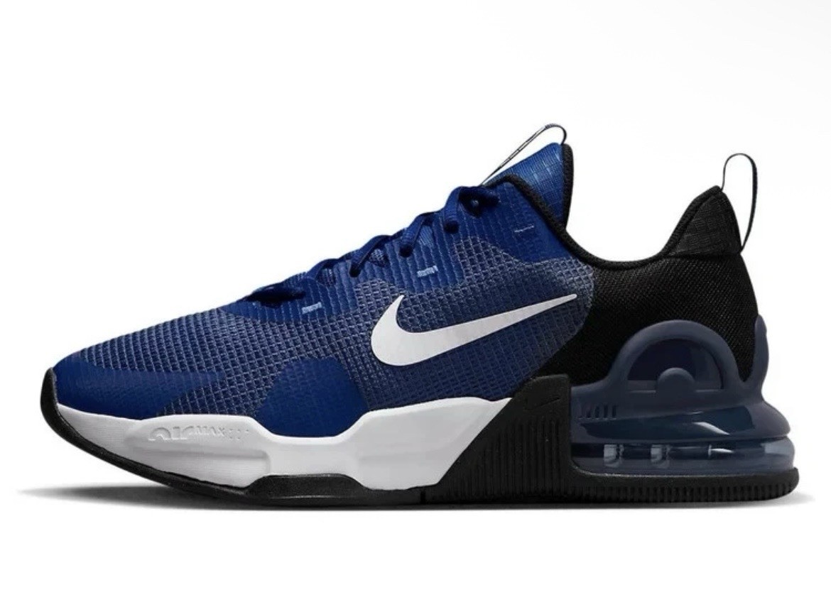 Nike Air Max Alpha Cross Trainer 5 Mens Royal Blue Black White DM0829 400