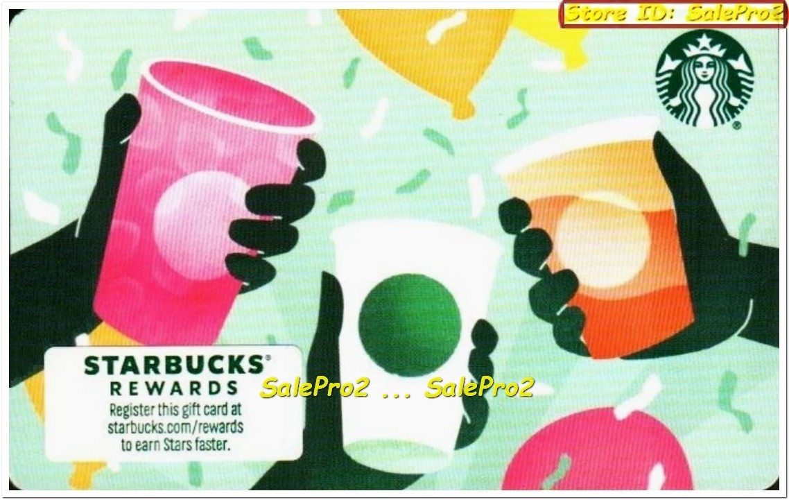 STARBUCKS 2021 CHEERS TO THE BEST COFFEE IN THE WORLD COLLECTIBLE GIFT CARD