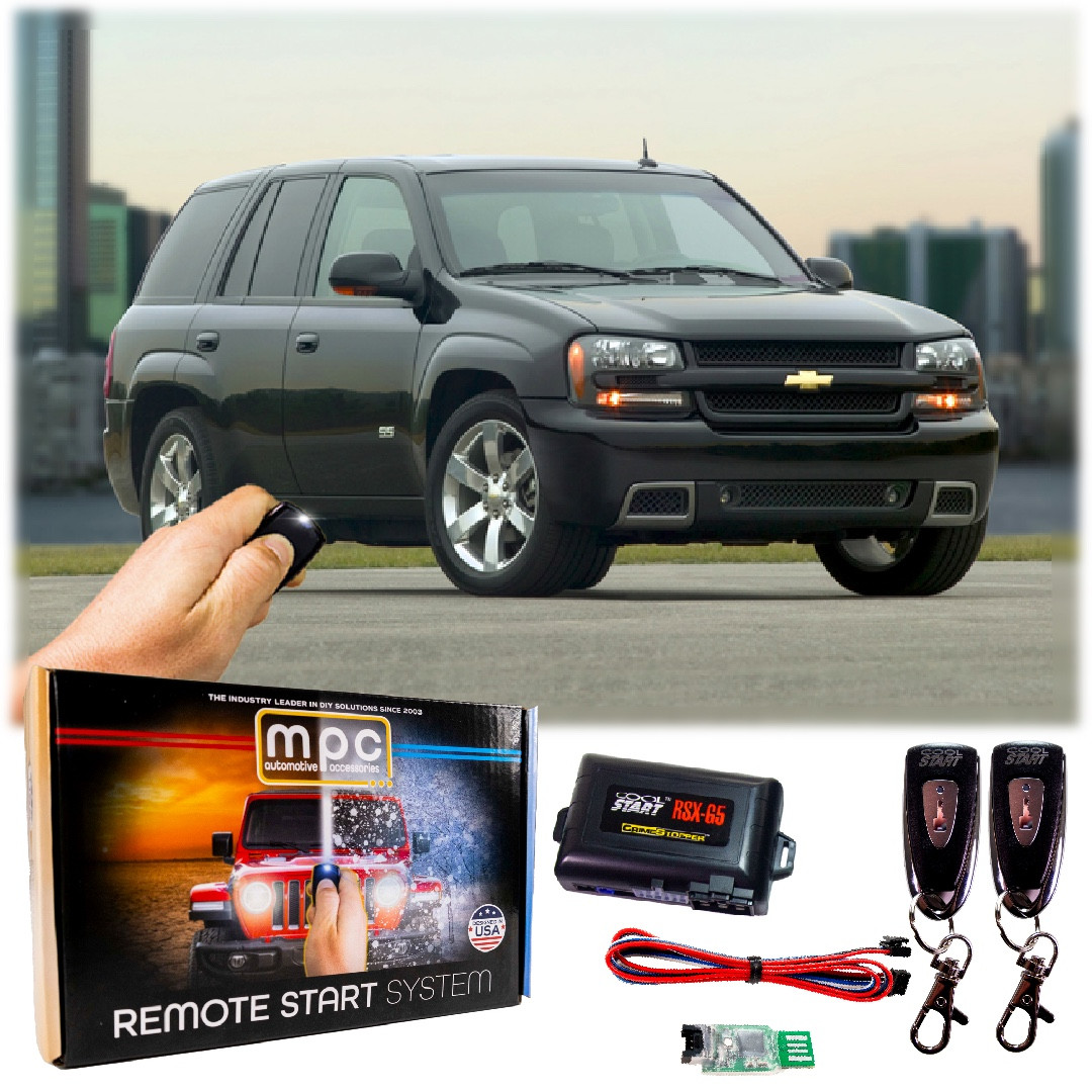1-Button Remote Start Kit For 2002-2008 Chevrolet Trailblazer - Prewired