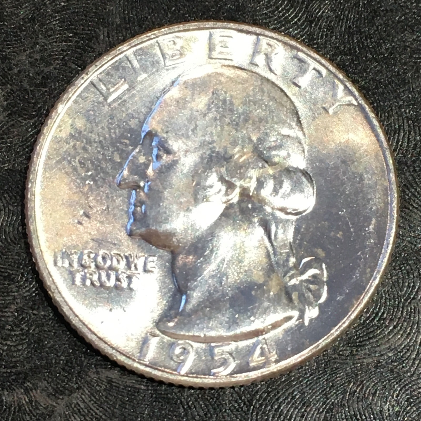 1954-D Silver Washington Quarter Orig Uncirculated - High Quality Scans #P650