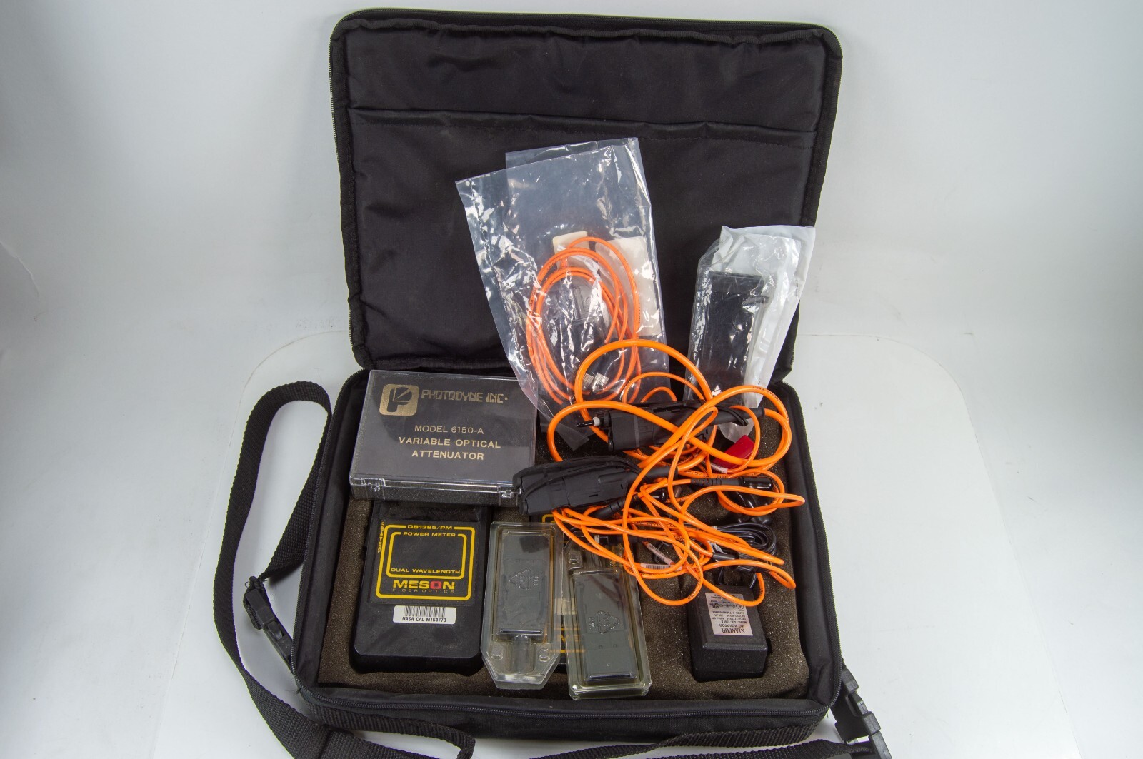 Meson Fiber Optics DB1385 PM Power Meter LED Source Accessories Photodyne 6150-A