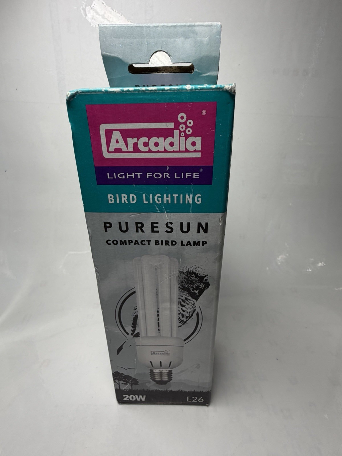 ARCADIA Pure Sun Bird Lighting ~ BRAND NEW Compact Light 20W E26 New
