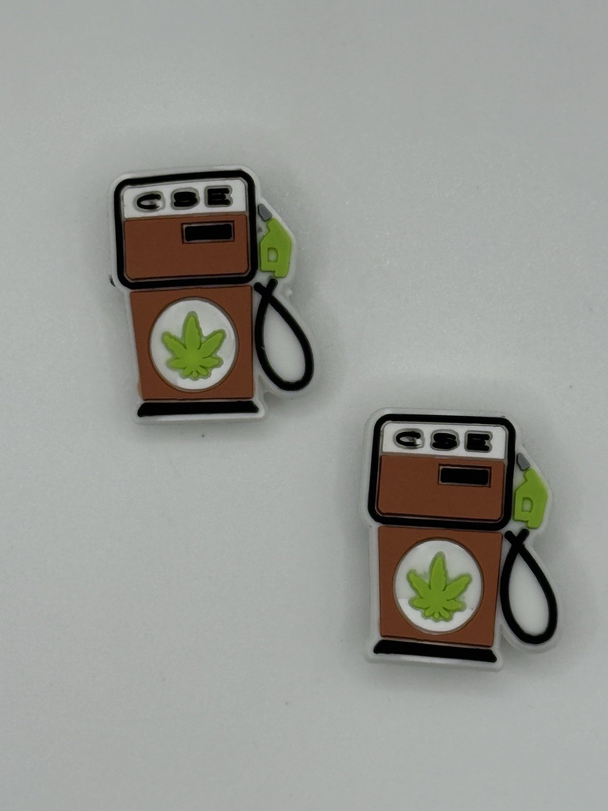 Marijuana weed green smoke Pot Cannabis 420 - 2pc Shoe Charms croc decoration