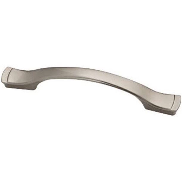 4" Step Edge Pull Satin Nickel