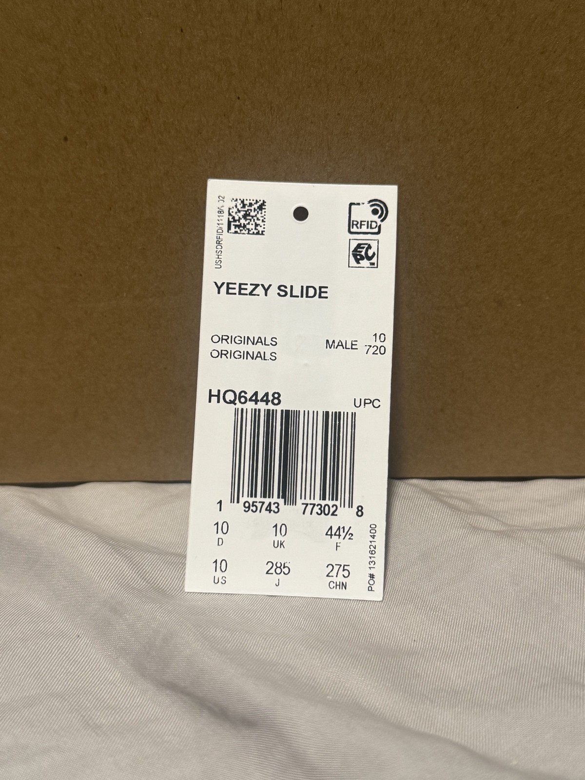 Yeezy Slide Onyx (HQ6448) | New | Sizes 9-12 | FAST SHIP | EBAY AUTHENTICITY