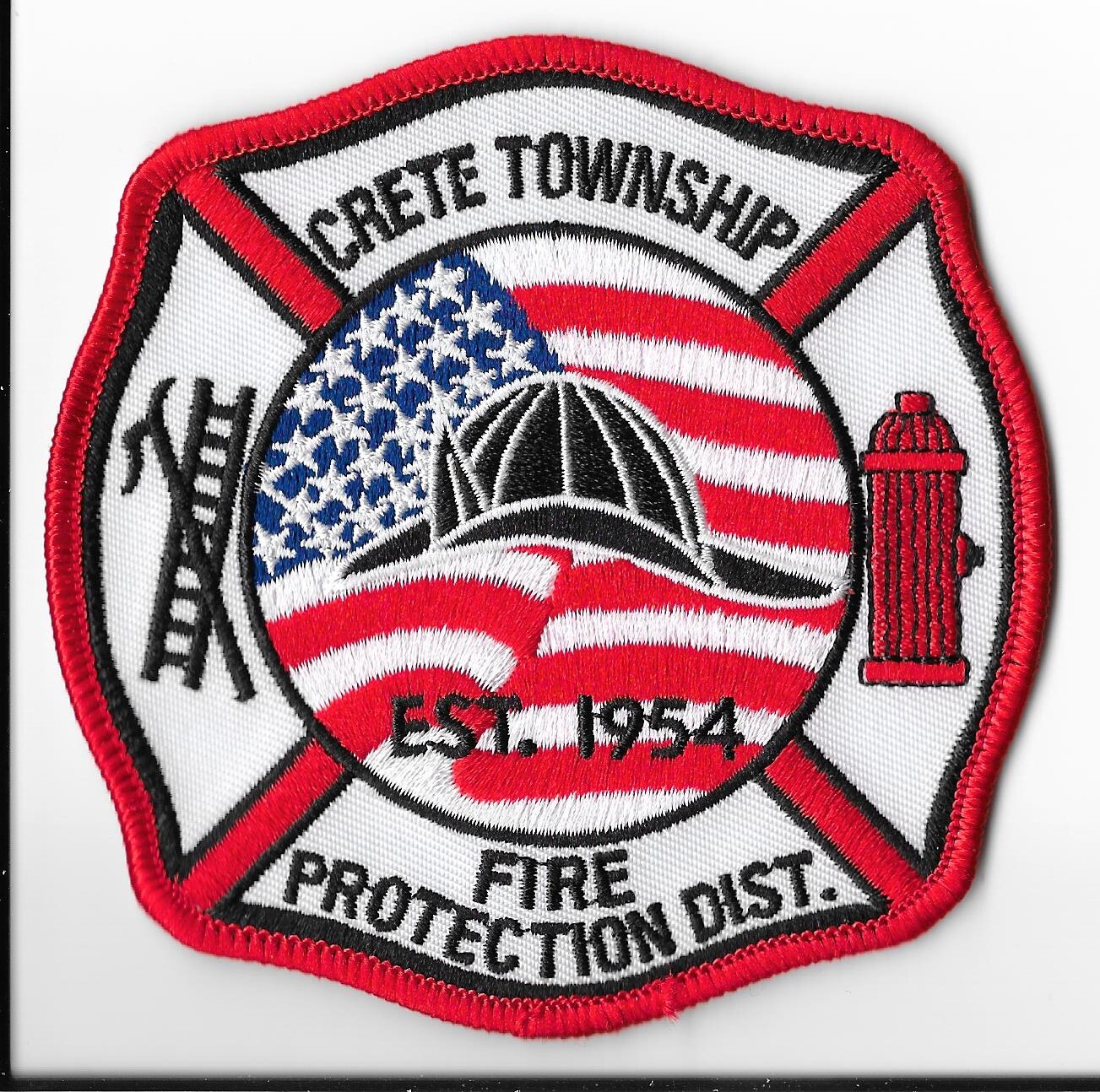 Crete Township Fire Protection District, Illinois Shoulder Patch V1