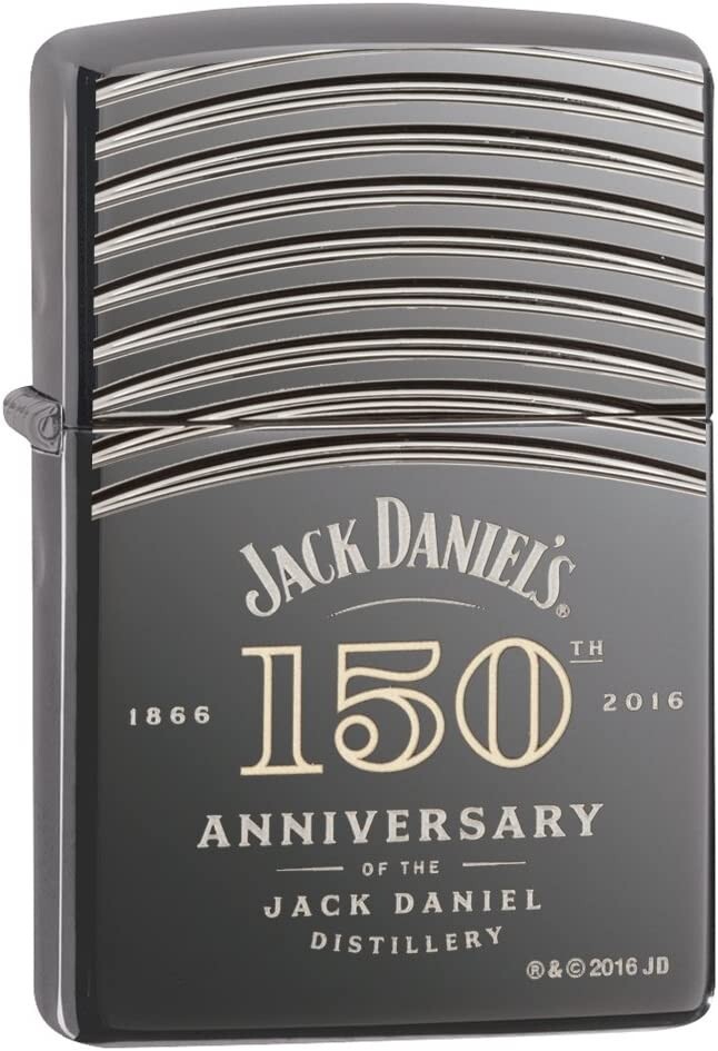 Zippo Jack Daniel's 150 Anniversary Armor Black Ice 29189