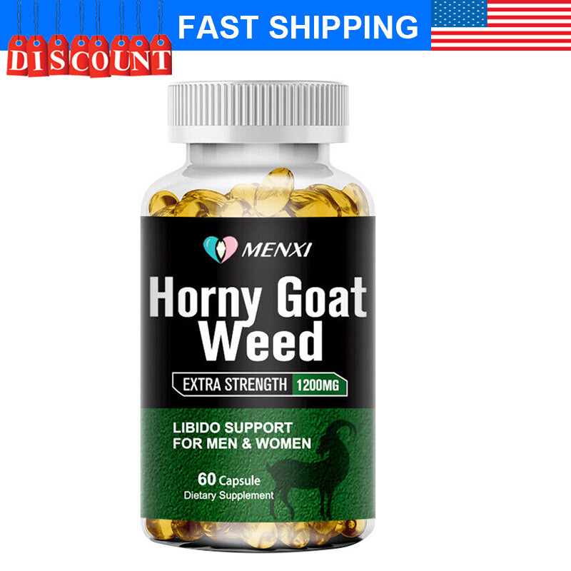 Horny Goat Weed Extract with Maca, Saw Palmetto Ginseng,Arginine, Enhancer
