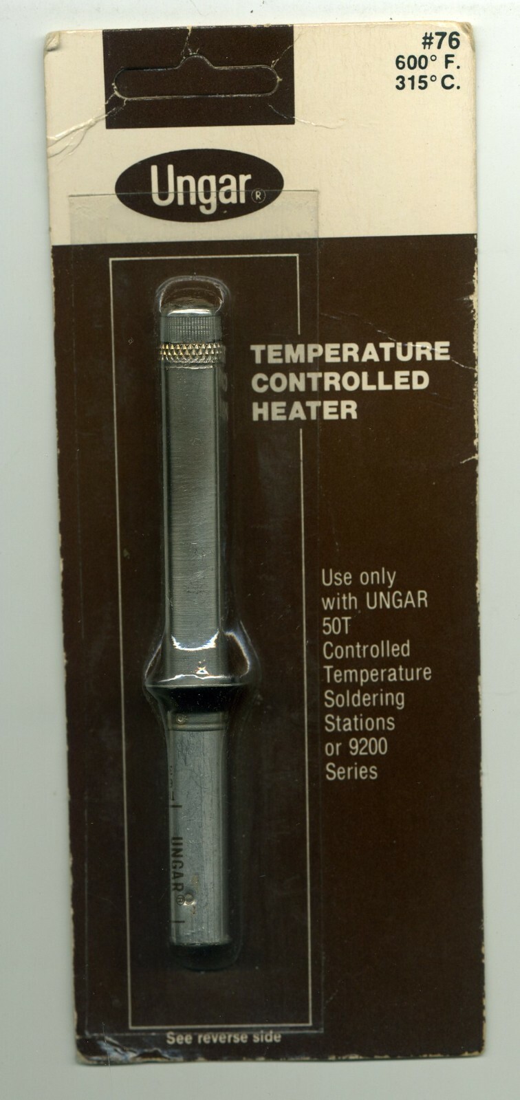 UNGAR 76 Temperature Controlled Heater For 50T, 60T or 9200 Soldering Systems.