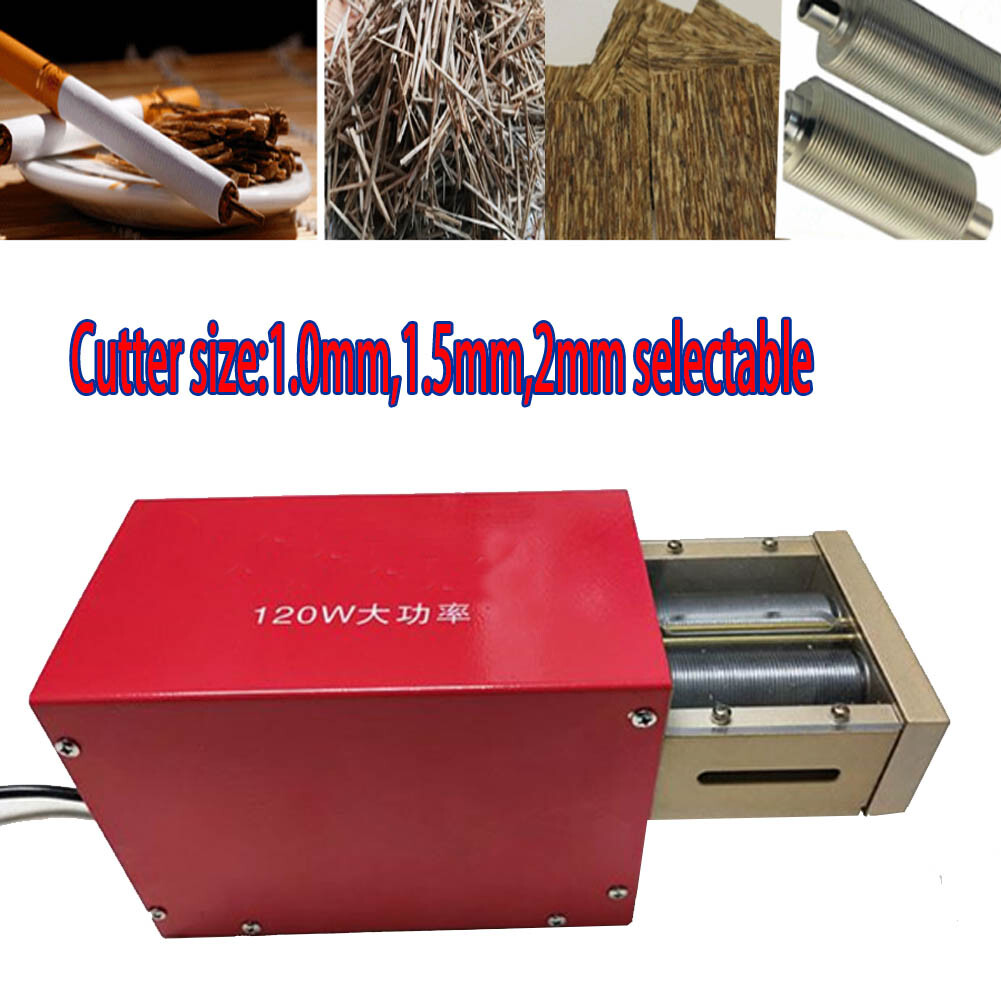 Electric Cutter Tobacco Cutting Shredding Machine Cigarette Shredder 110V