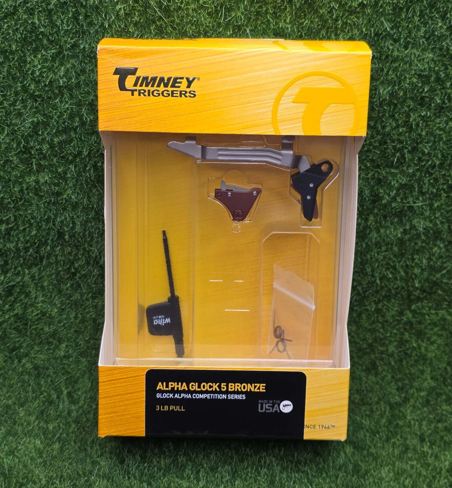 Timney Alpha Competition Trigger Gen5 Glock 17 19 23 33 34 45 ALPHAGLOCK5 BRONZE