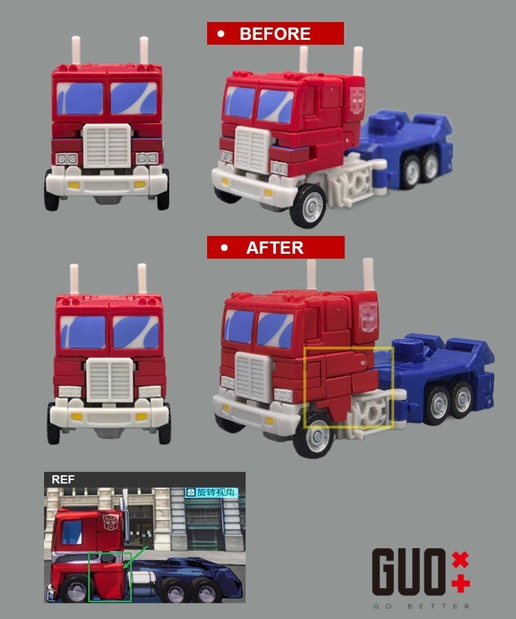GO BETTER 3D DIY Upgrade Kit For SS Devastation OP Prime （#PART A）