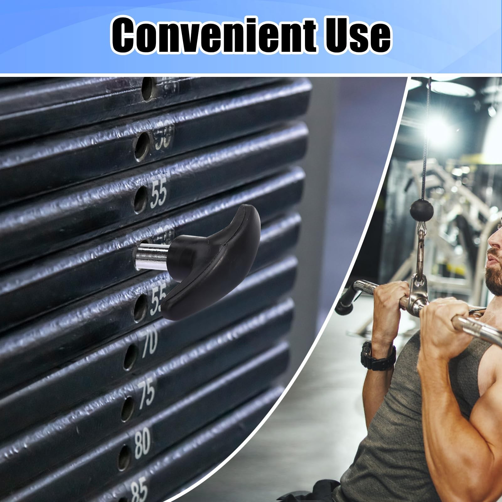 3pcs Weight Stack Pin, Gym Pins for Weight Stack,Weight Lifting Pins Universal