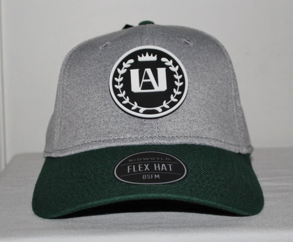 New NWT MY HERO ACADEMIA UA Bioworld Flex Stretch Fitted Baseball Hat Cap *6P