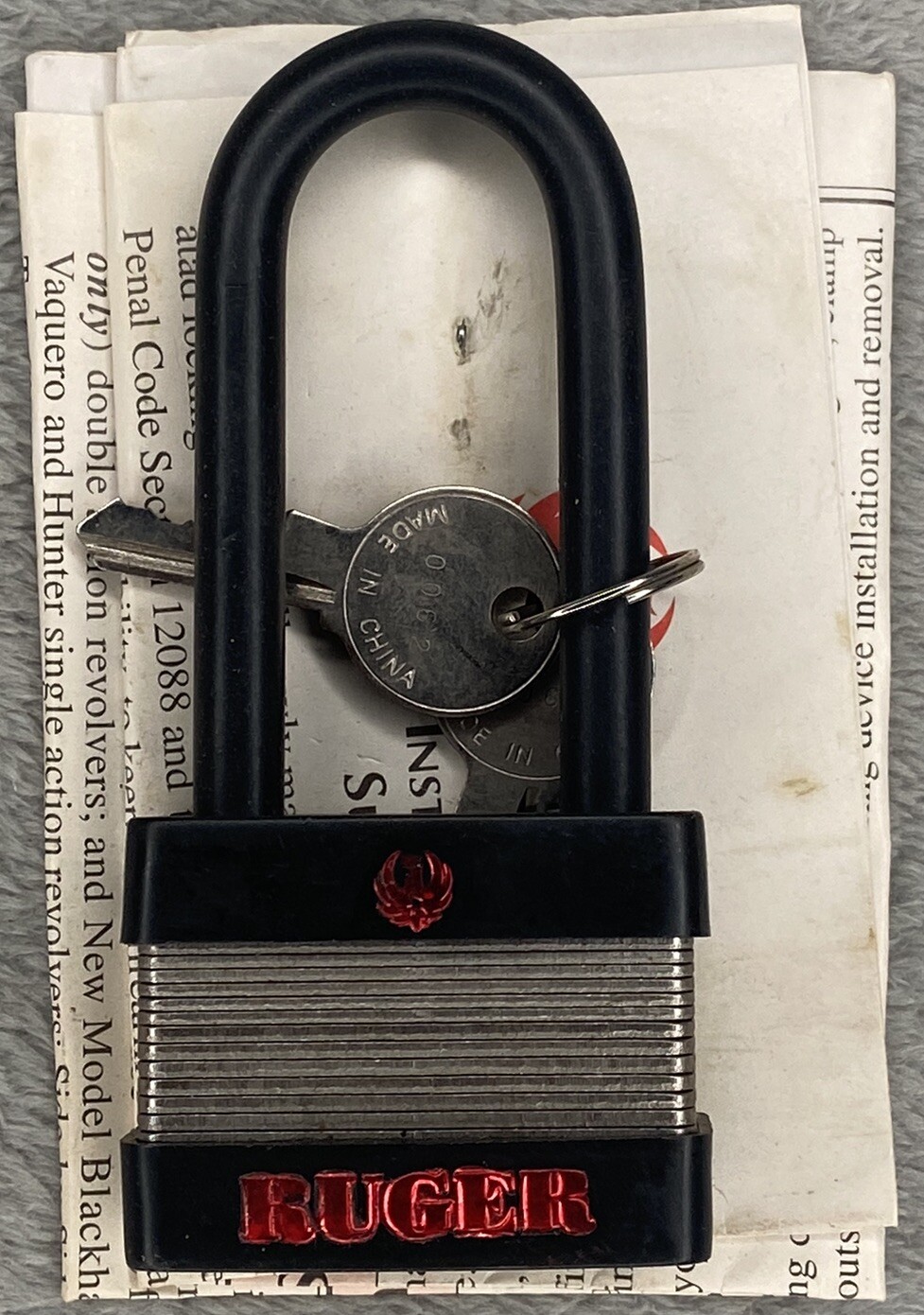 Ruger Gun Rifle Pistol Lock Padlock #5025 New Unused Open Box