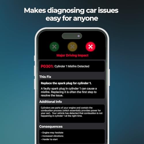 Bluetooth OBD2 Scanner for Car - Car Code Readers & Scan Tools for 1