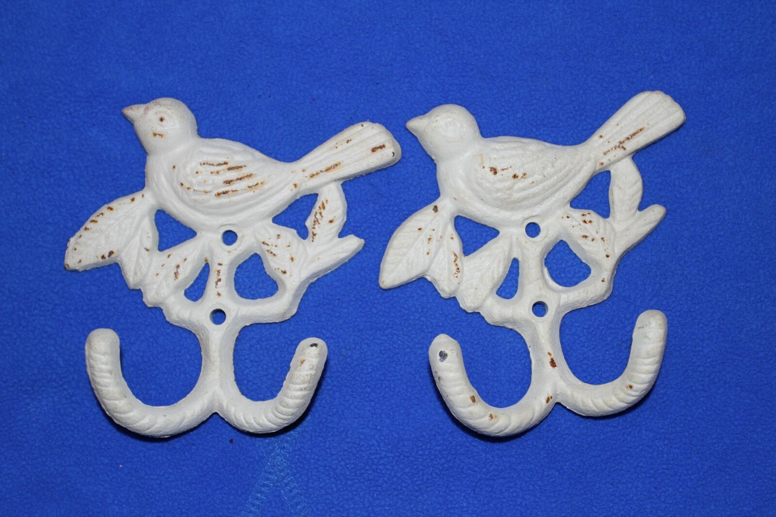 Cast Iron Songbird Wall Hooks - 4 items - DLT