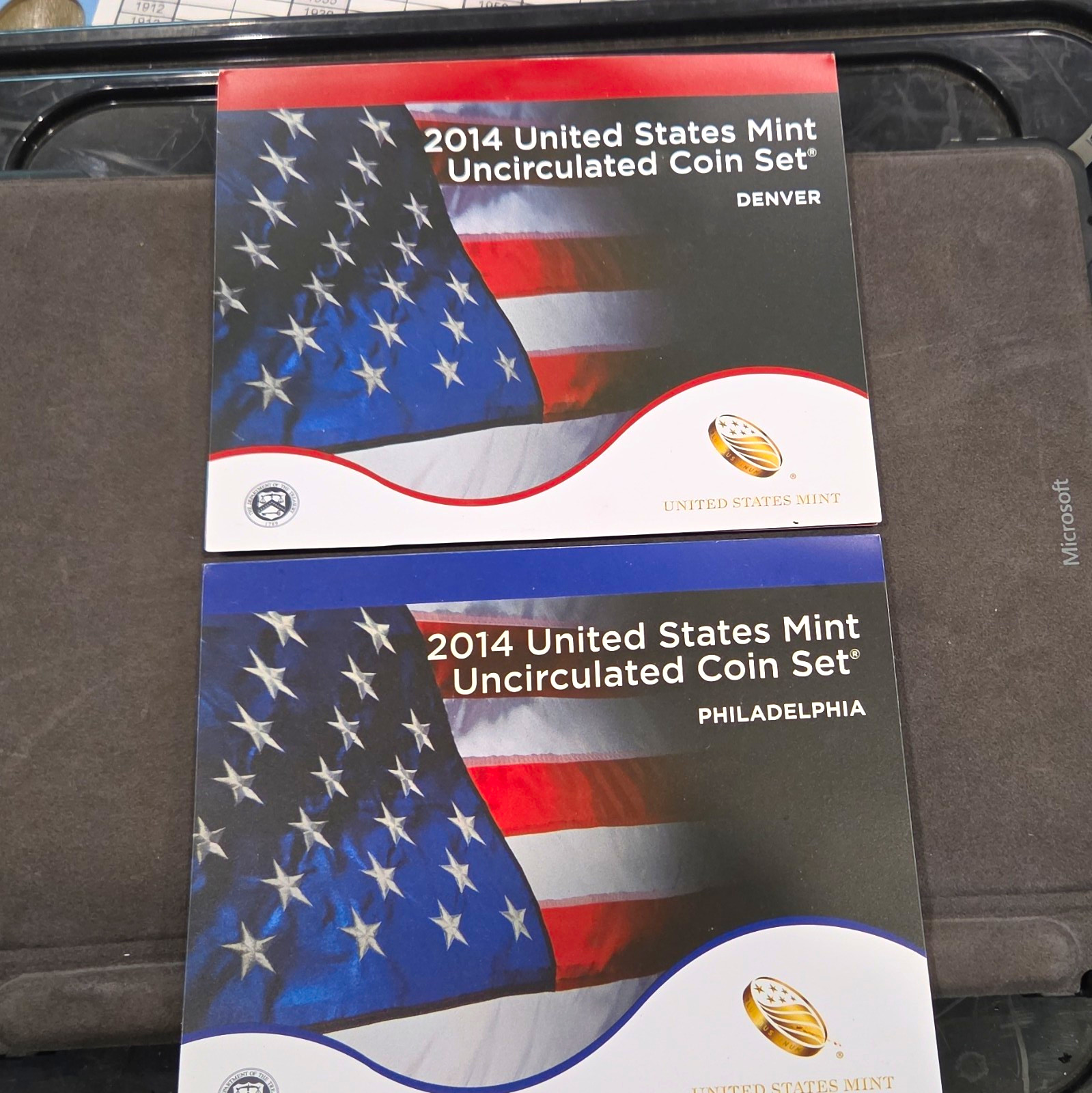 2014 United States Mint Uncirculated Coin Set Business Strike P & D