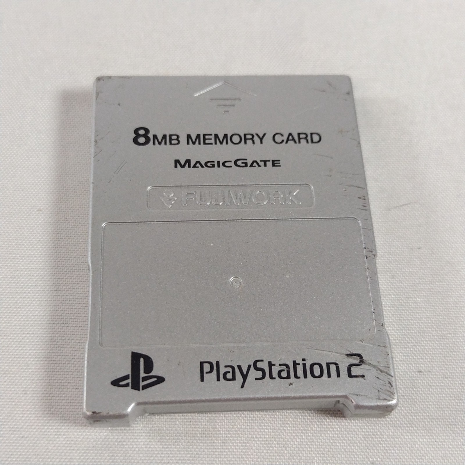 Sony Silver FujiWork PlayStation 2 Memory Card PS2 Official MagicGate 8MB