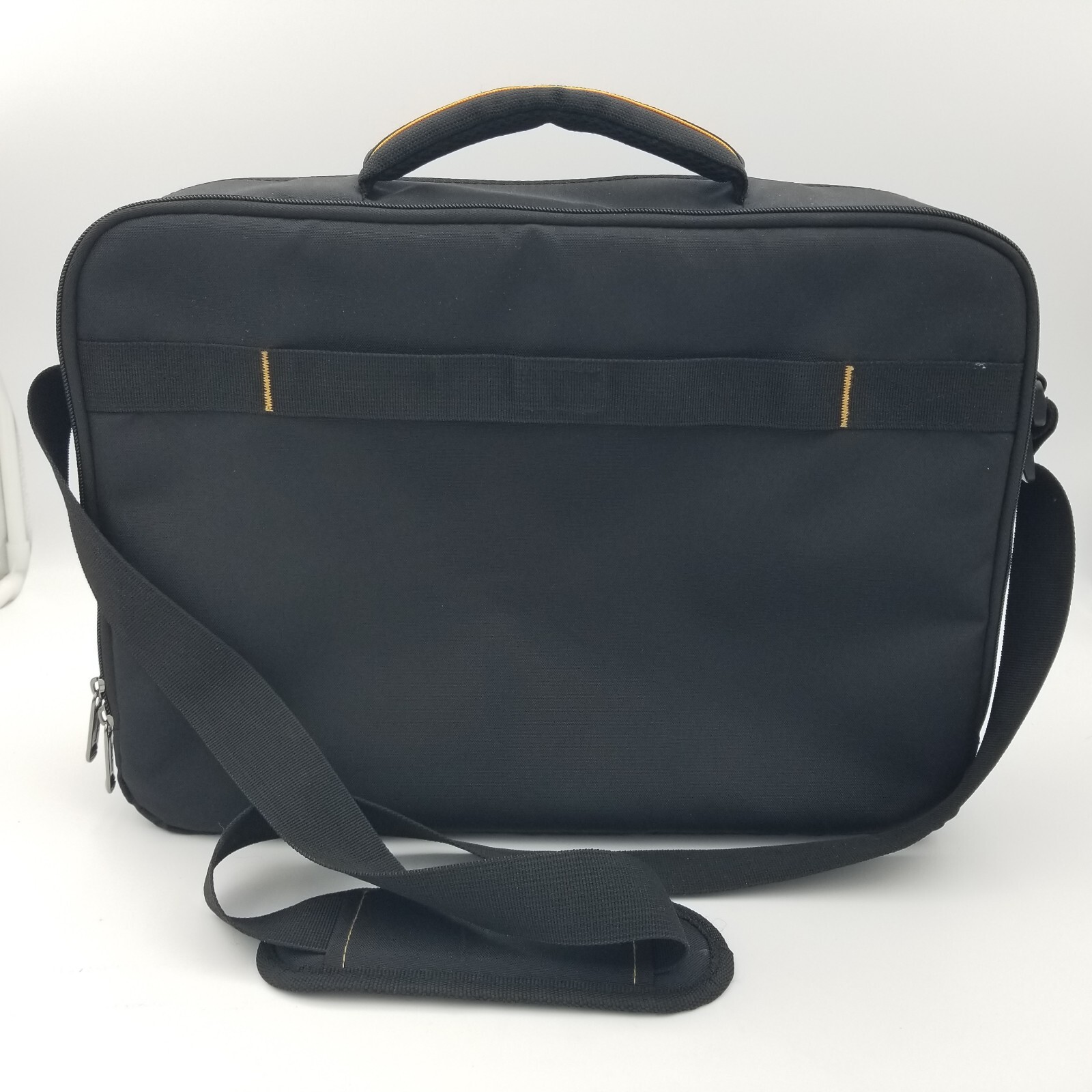 Alliant Black Laptop Messenger Bag with Shoulder Strap