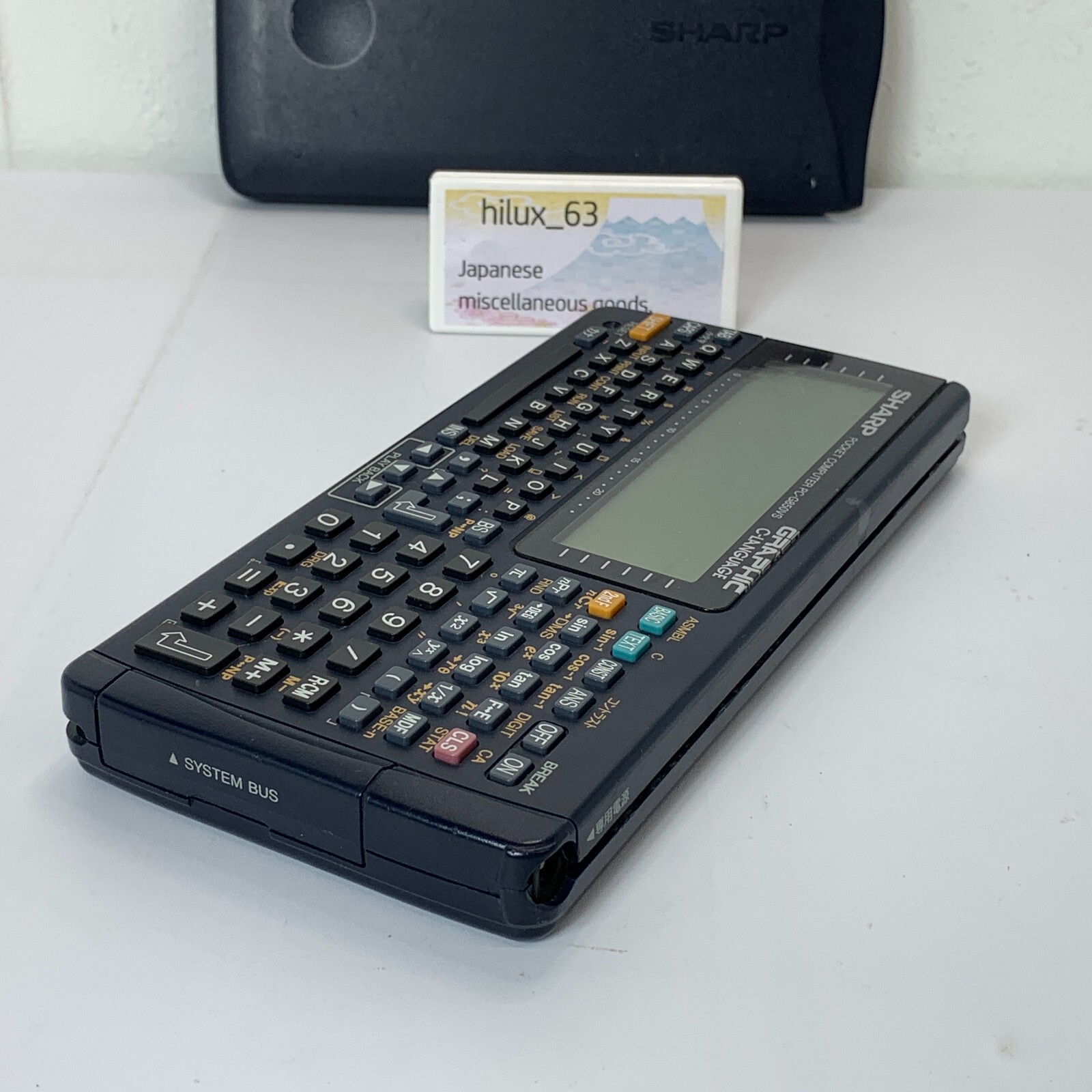 SHARP Pocket computer PC G850VS vintage Function Calculator Tested Japan Pokecom