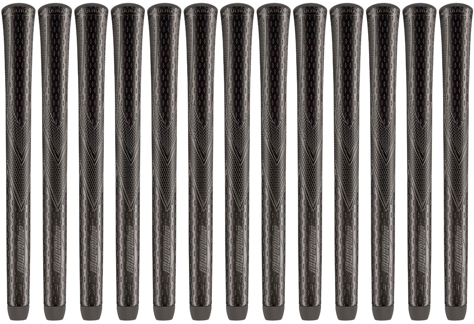 JumboMax JMX Ultralite BLACKOUT Golf Grips - XL "X-Large" (+3/8") - SET OF 13