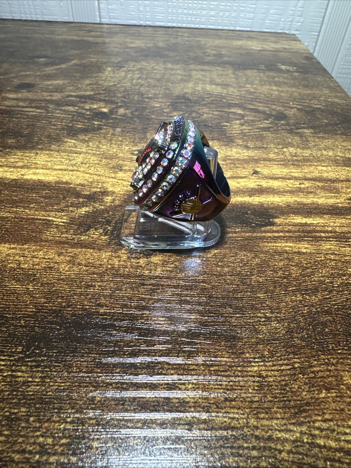 Tournament Finalist Ring Iridescent Purple, Blue, Green