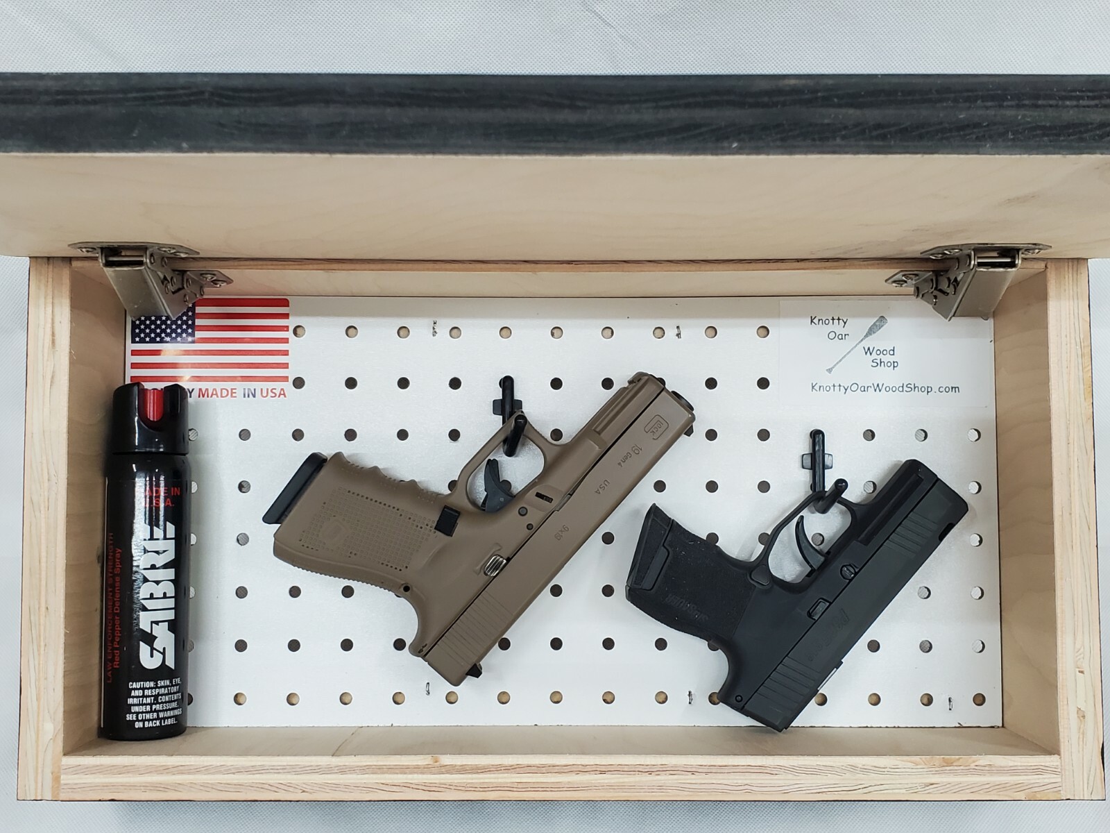 Hidden Gun Storage Concealment – Firearm Stash Box - Gift for Husband Boyfriend
