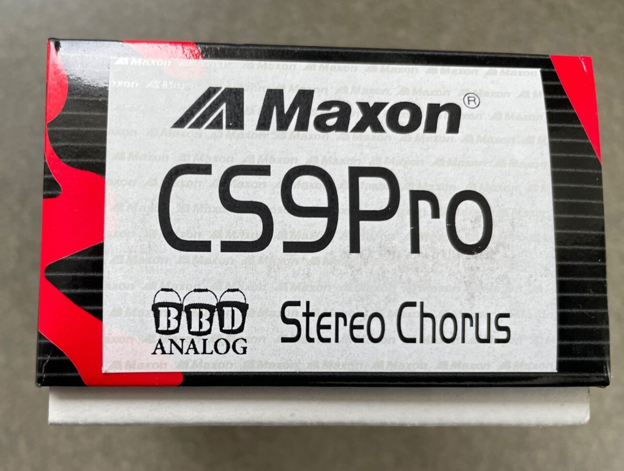 Maxon Stereo Chorus Pro CS-9 (Panasonic MN3207 BBD IC) NEW in BOX