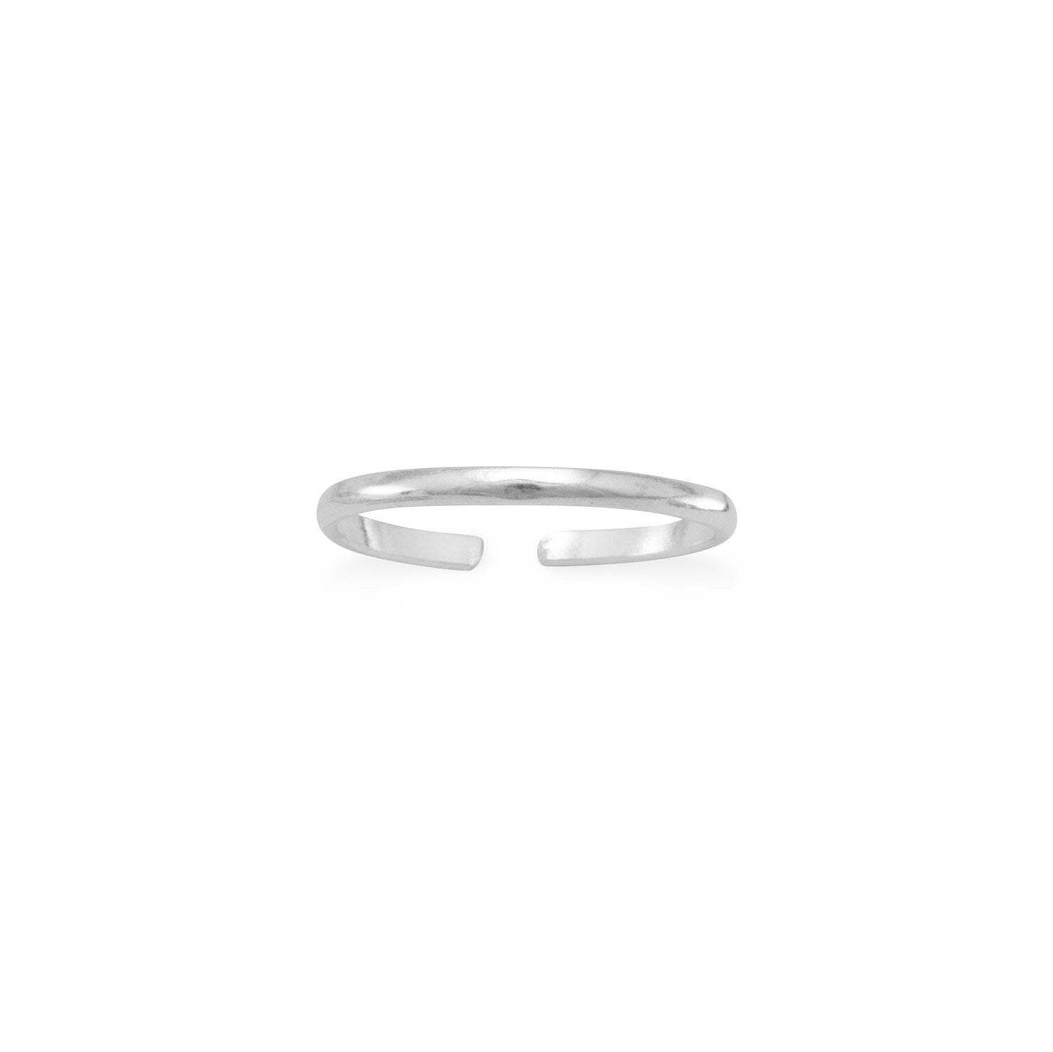 Extra Thin Band Toe Ring 1 mm