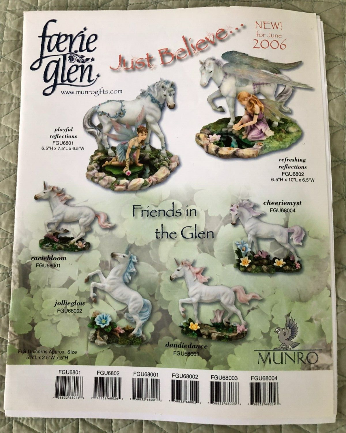 2006 JUNE MUNRO FAERIE GLEN CATALOG
