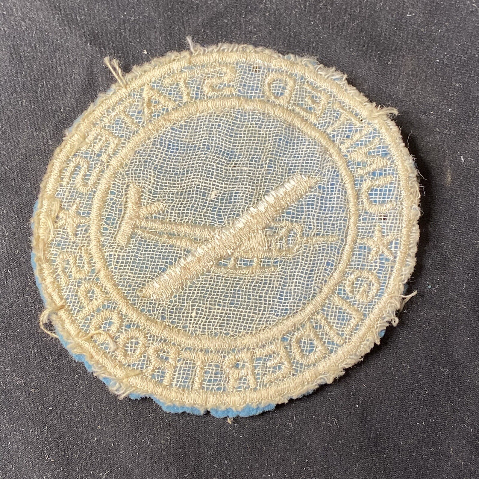 Original WWII Airborne Glider Large Breast Patch Felt