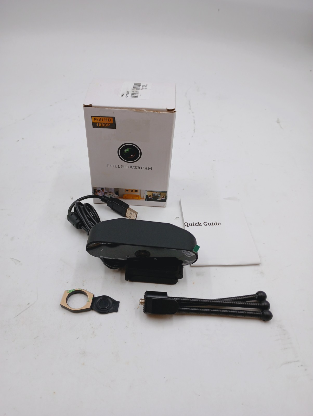 GPWB02 USB FULL HD WEBCAM MIC 1080p 60fps HIGH RESOLUTION DEEP COLOR PLUG & PLAY