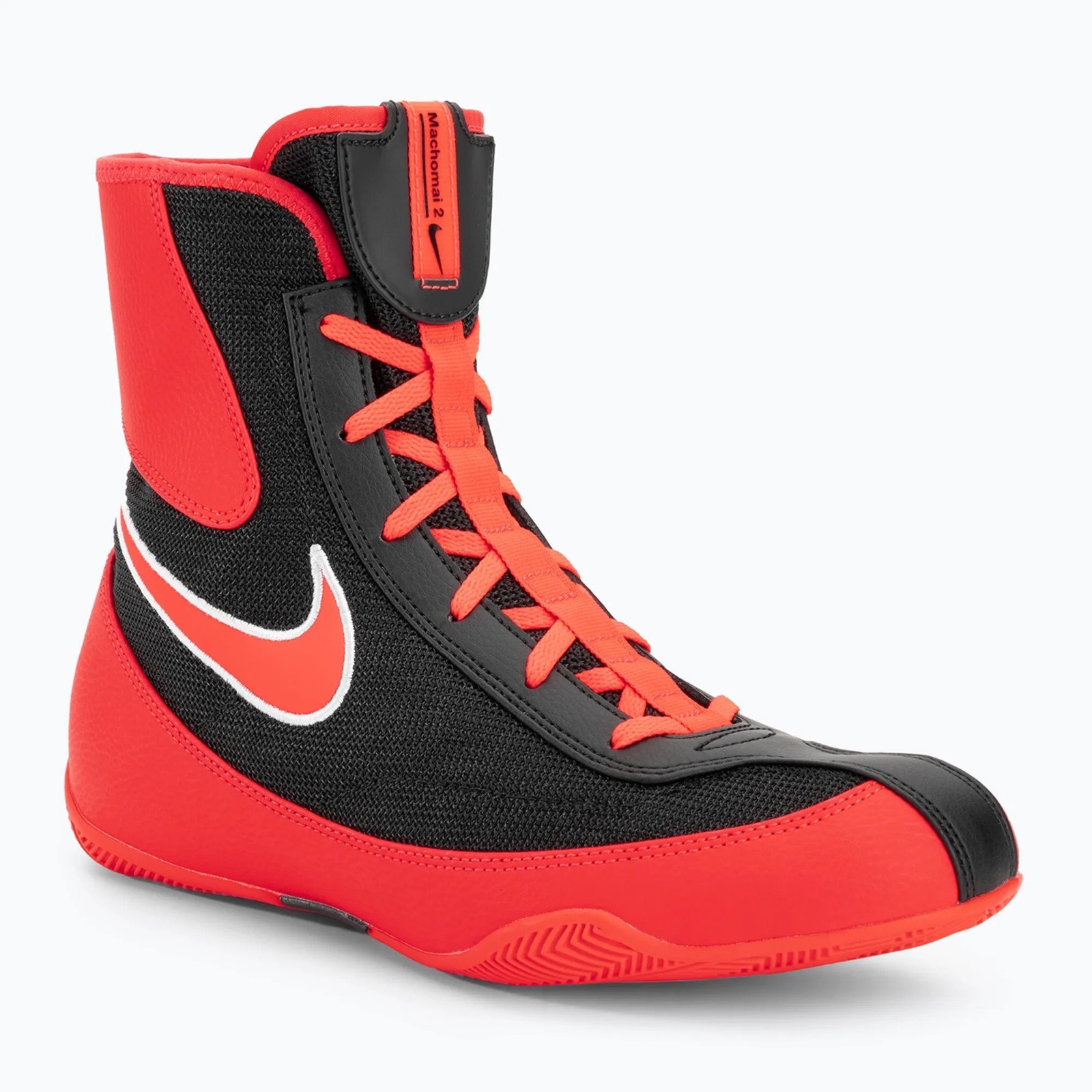Nike Machomai 2 Boxing Shoes Boxing Boots Training Ring Shoe Black/Red 002