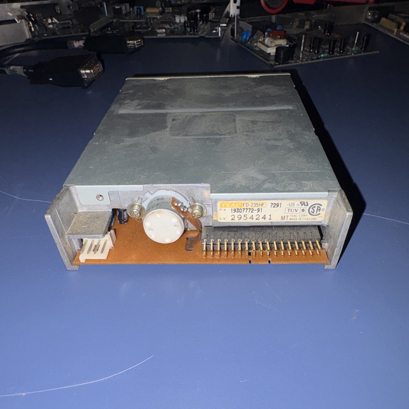 TEAC FD-235HF 3½" Internal Floppy Disk Drive for PC, Beige/Gray