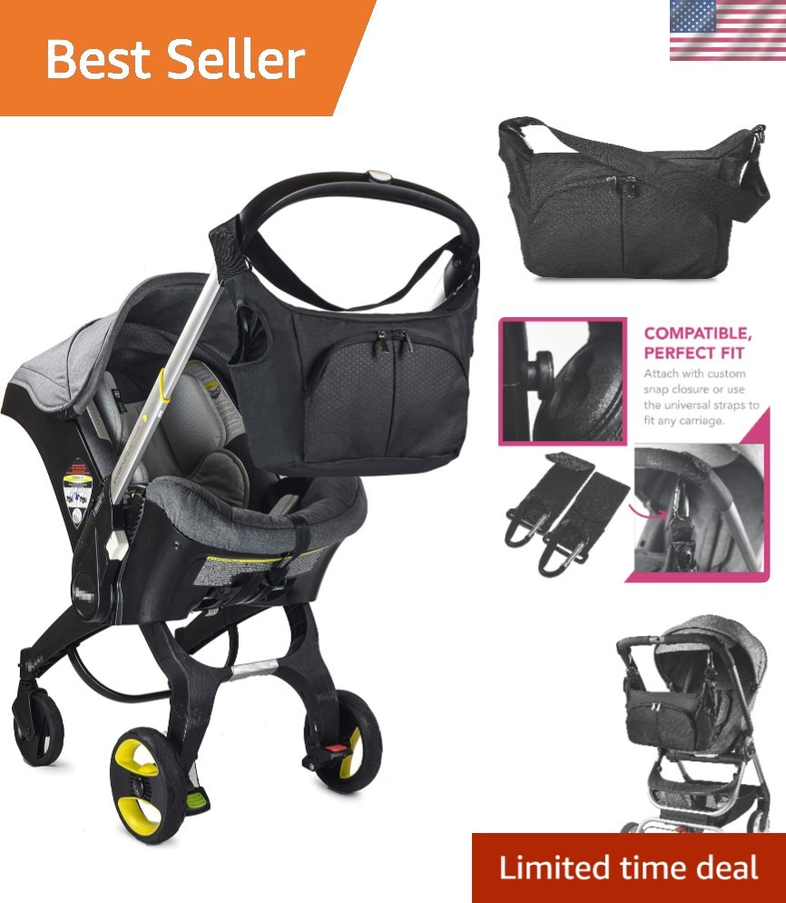 Essential Bag, Compatible with Doona Car Seat Stroller, with additional hooks...