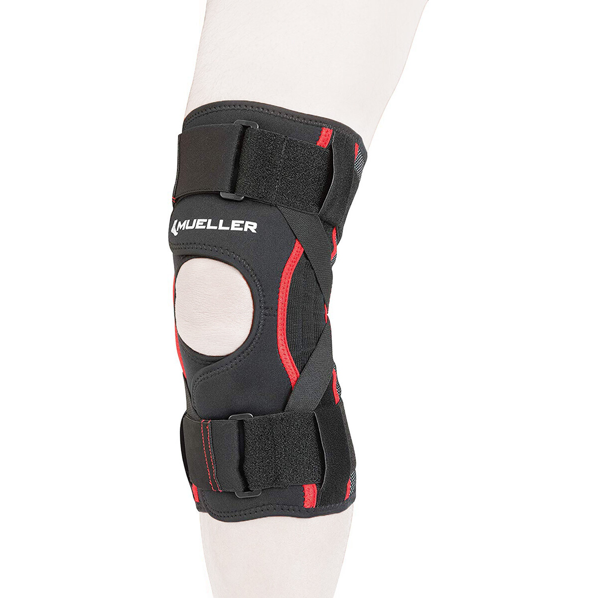 Mueller Omniforce Adjustable Knee Stabilizer Brace - Black
