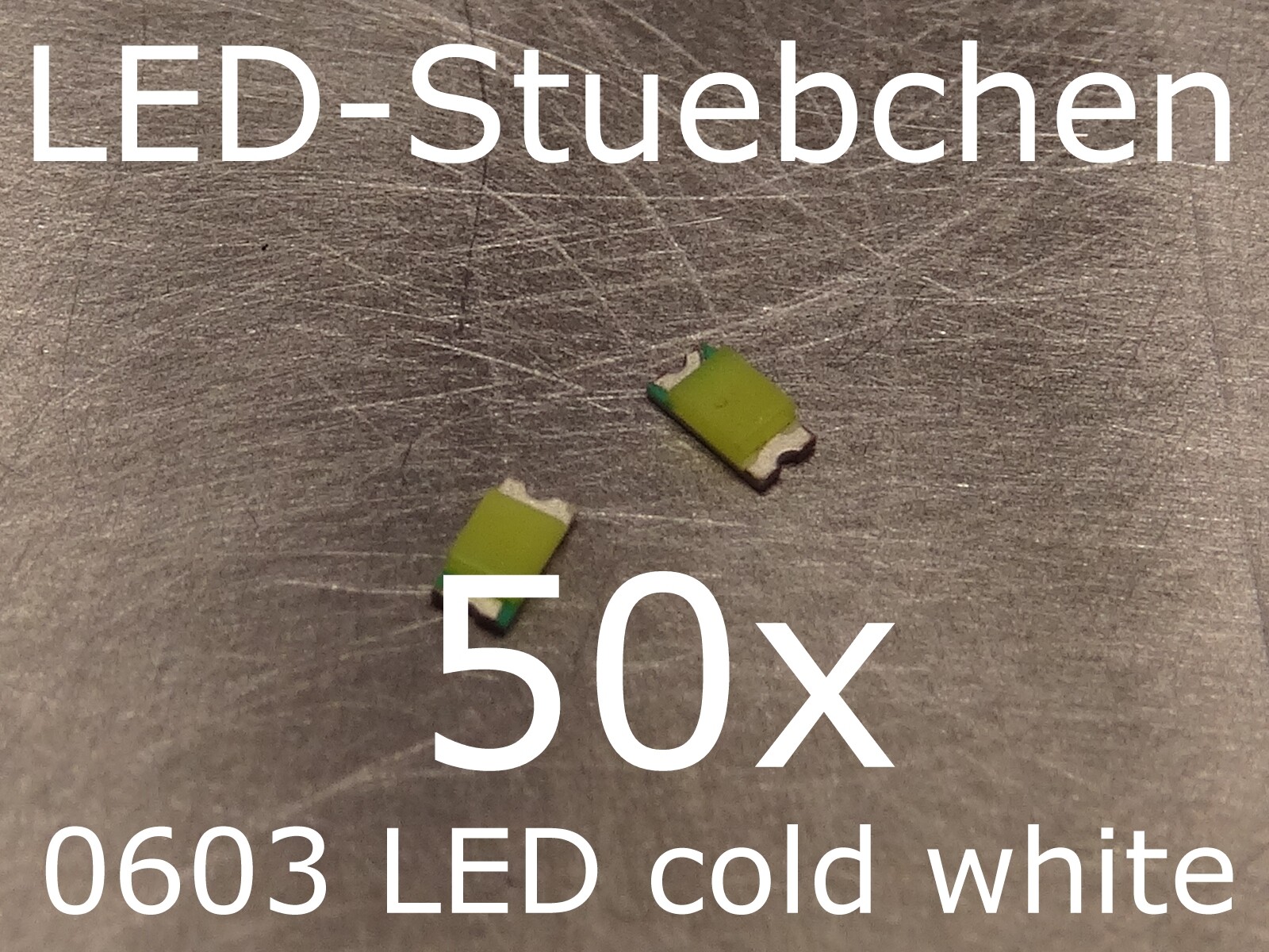 50x 0603 LED Cool White