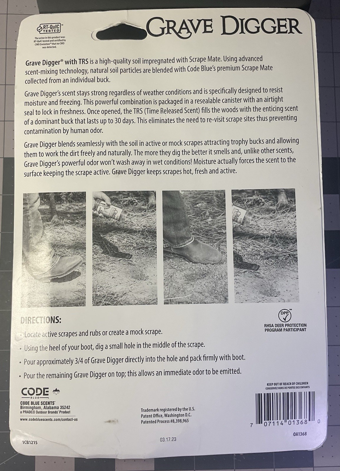 Code Blue Scents Grave Digger Scrape Mate - 12oz. - OA1368
