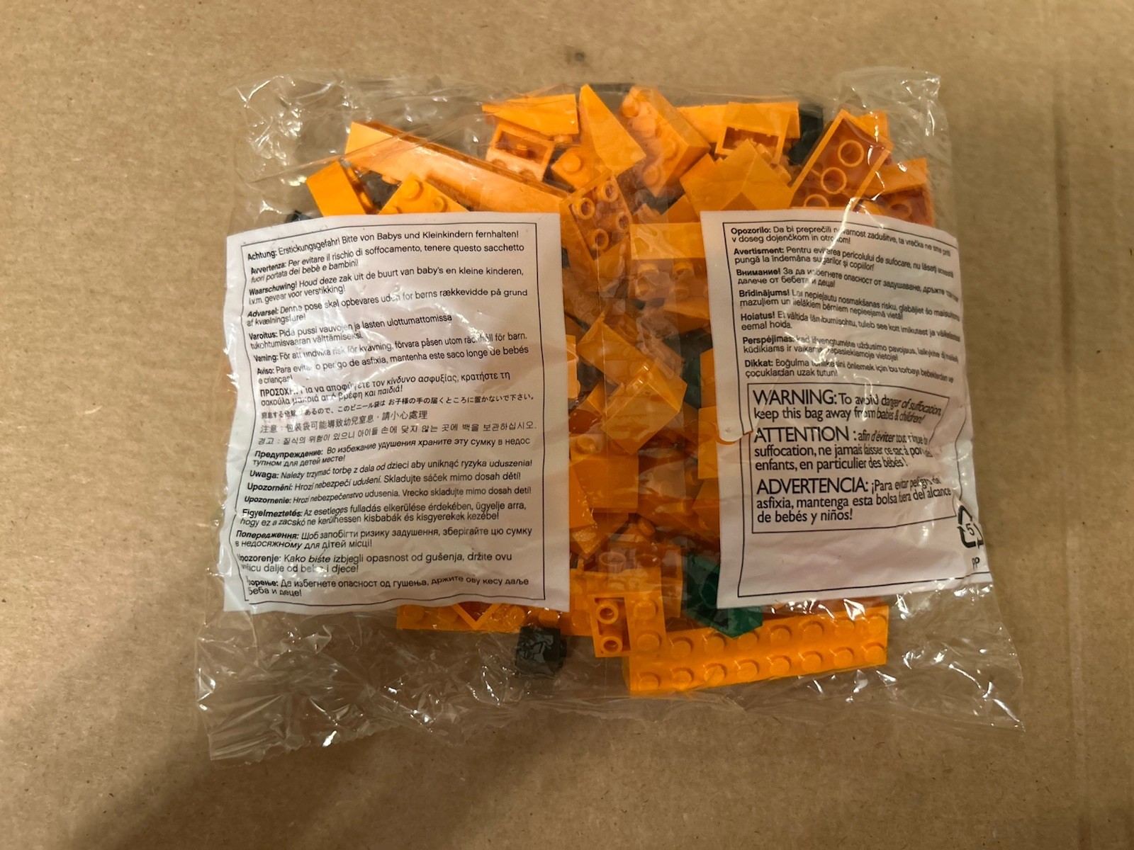 LEGO Basic: Pumpkin Pack (3731)-Brand New In Factory Sealed Bag