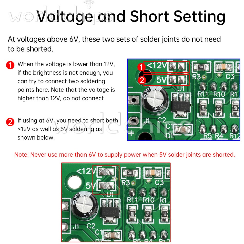 1/5/10PCS DC4-40V 0-9999 Digital Counter Module With Power Cut Memory Function