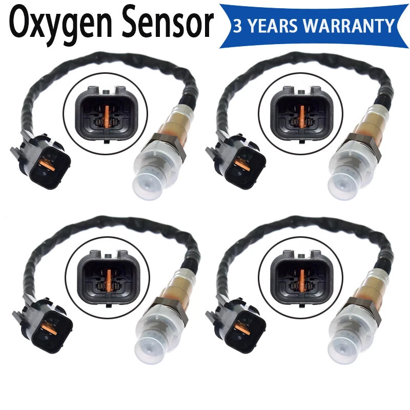 4PCS Up+Down Oxygen Sensor For 2012 2013 2014 2015 Hyundai Equus Genesis 5.0L V8