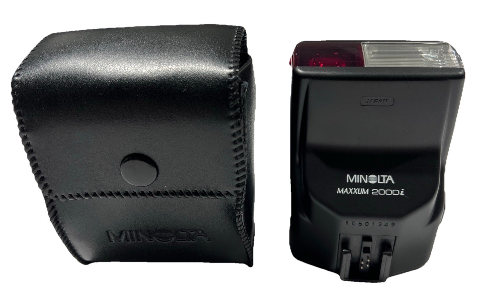 Minolta MAXXUM Program 2000xi Flash Unit For XI Series + Manual Case New-No Box