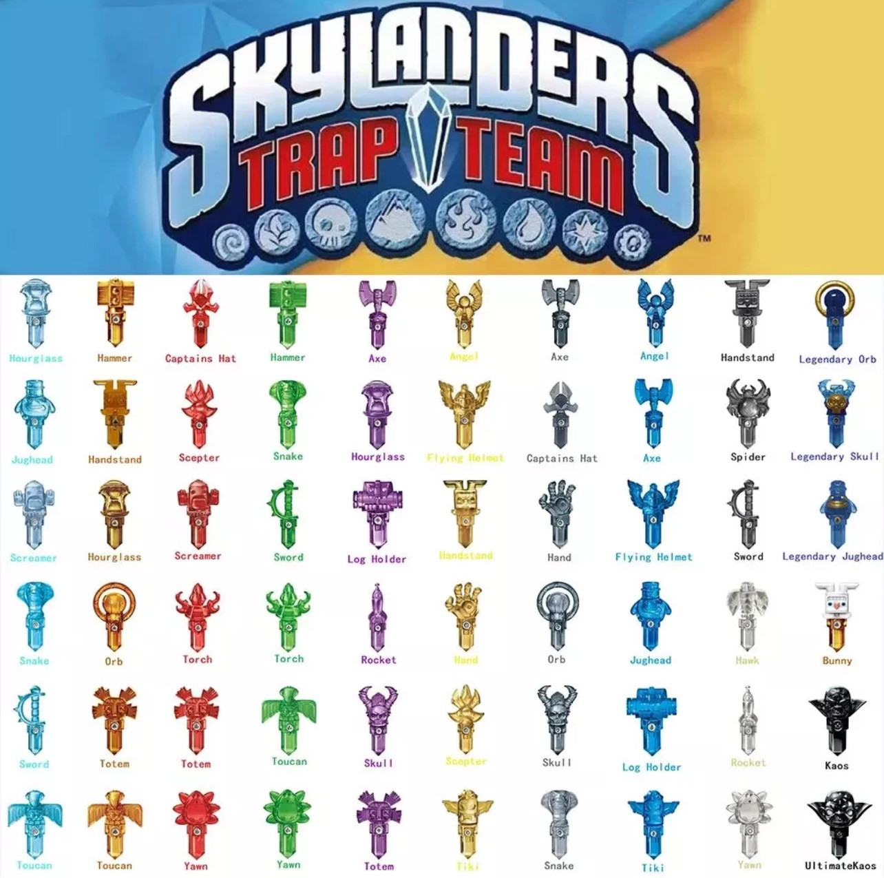 Skylanders Traps and Creation Crystals. Pick And Choose UPDATED 5/30/26