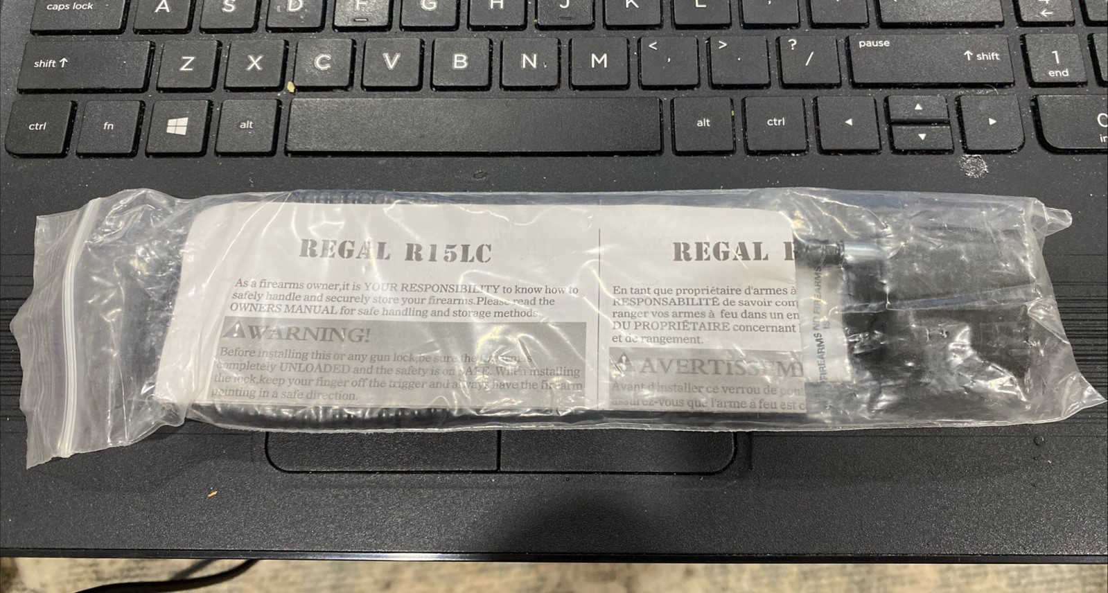 Lot Of 2 SIG Regal Firearm Gun Safety Cable Lock Brand New R15LC With 2 Keys