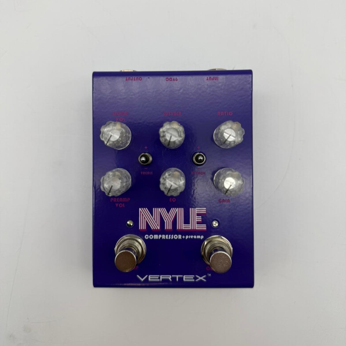 Vertex Nyle Compressor+ Preamp Effects Pedal
