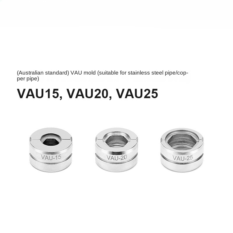 VAU Type Copper Pipe Crimping Dies for Copper Fittings VAU15, VAU20, VAU25 Mm