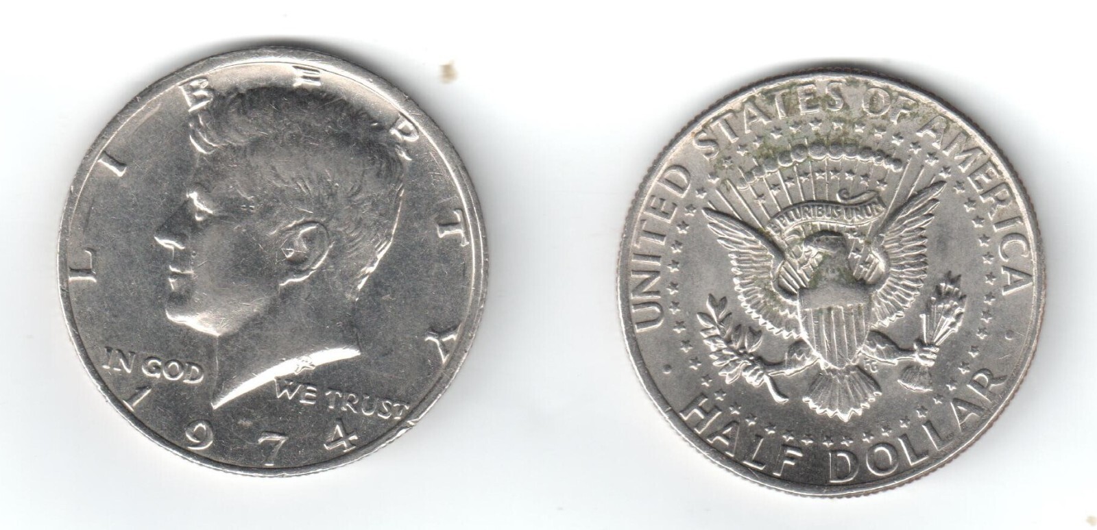 1974 P KENNEDY HALF DOLLAR  AVERAGE CIRCULATED - FREE SHIPPING!