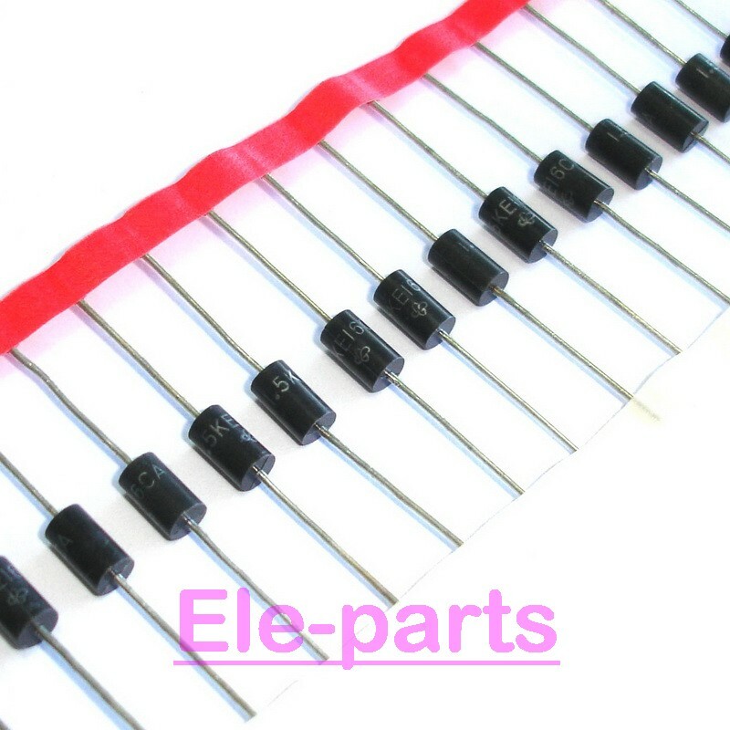 50 PCS 1.5KE16CA DO-201AD 1.5KE16 Transient Voltage Suppression Diodes Chip